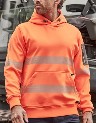 Unisex Streetworx Water Resistant Hoodie with Segmented Tape