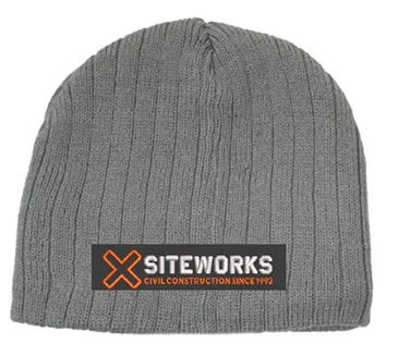 Siteworks Beanie Logo 6            MOQ 15