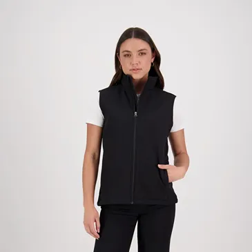 Women's Softshell Vest with zip Puller